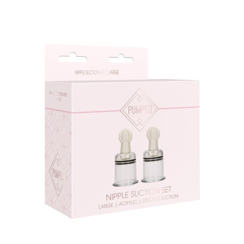 Pumped Nipple Suction Set Rose Lrg