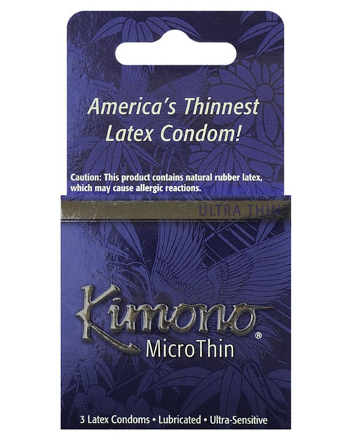 Kimono Micro Thin Condoms - Box of 3