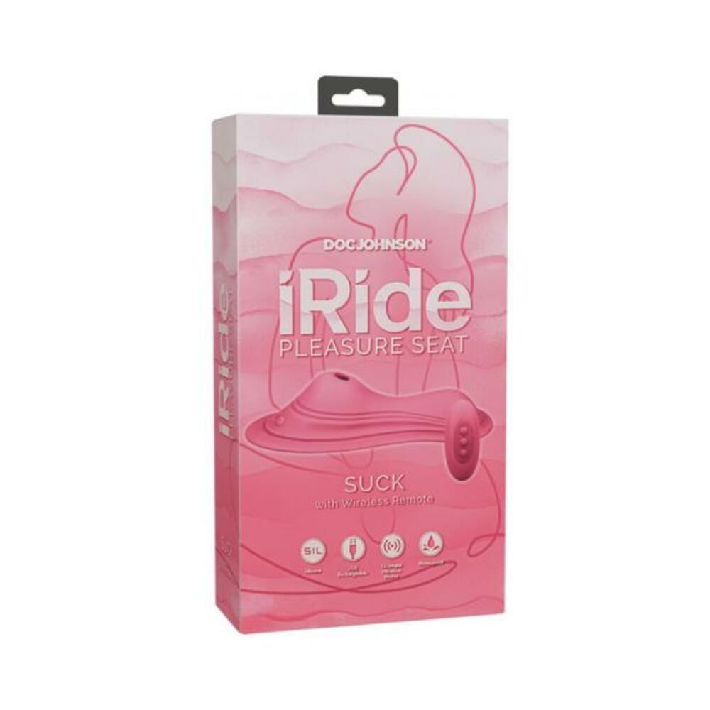 Iride Pleasure Seat Suck Rechargeable With Wireless Remote Dusty Pink