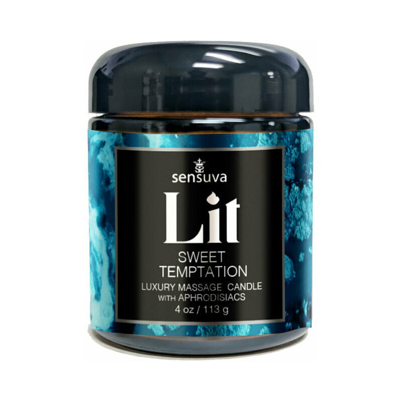 Sensuva Lit SweetTemptation MassCand 4oz