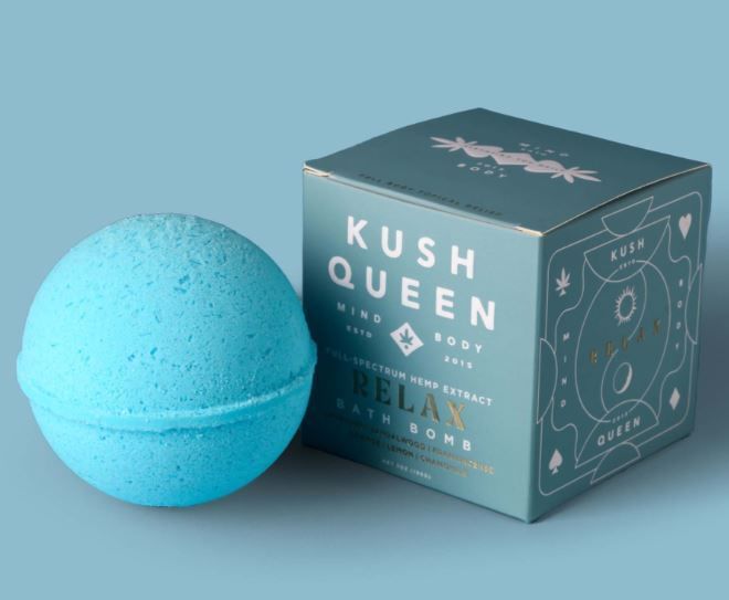Kush queen bath bomb relax 250mg