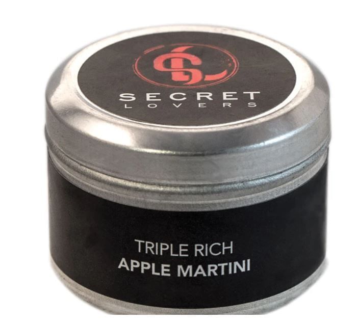 Secret lovers apple martini mini edible massage candle 1oz