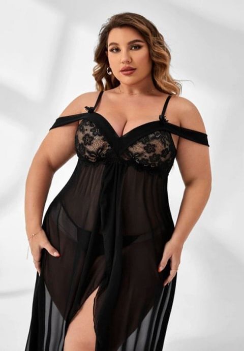 Plus Size Can't Let You Go Maxi Gown