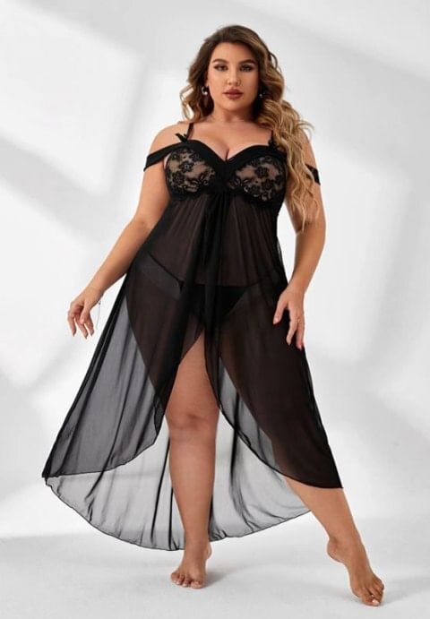 Plus Size Can't Let You Go Maxi Gown