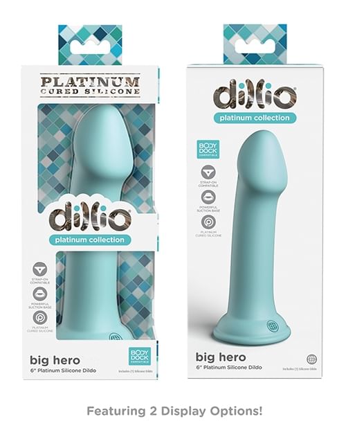 Dillio platinum 6in big hero teal