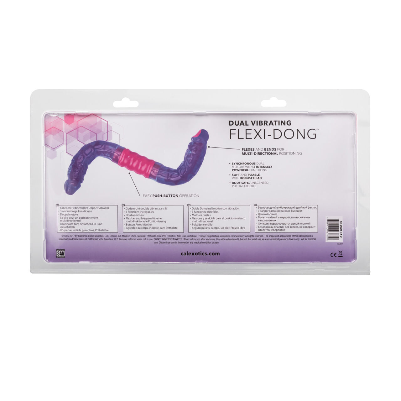 Dual vibrating flexi dong