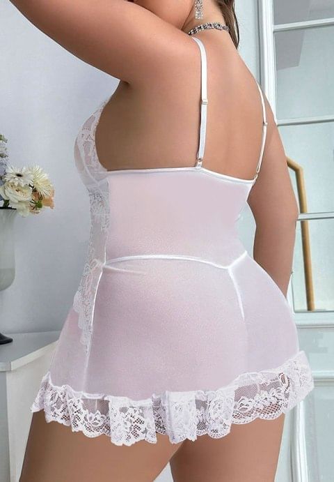 Plus Size Pure Romance Babydoll Set